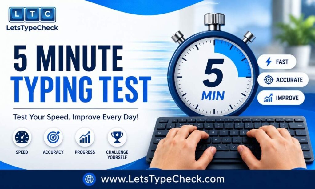 5 Minute Typing Test