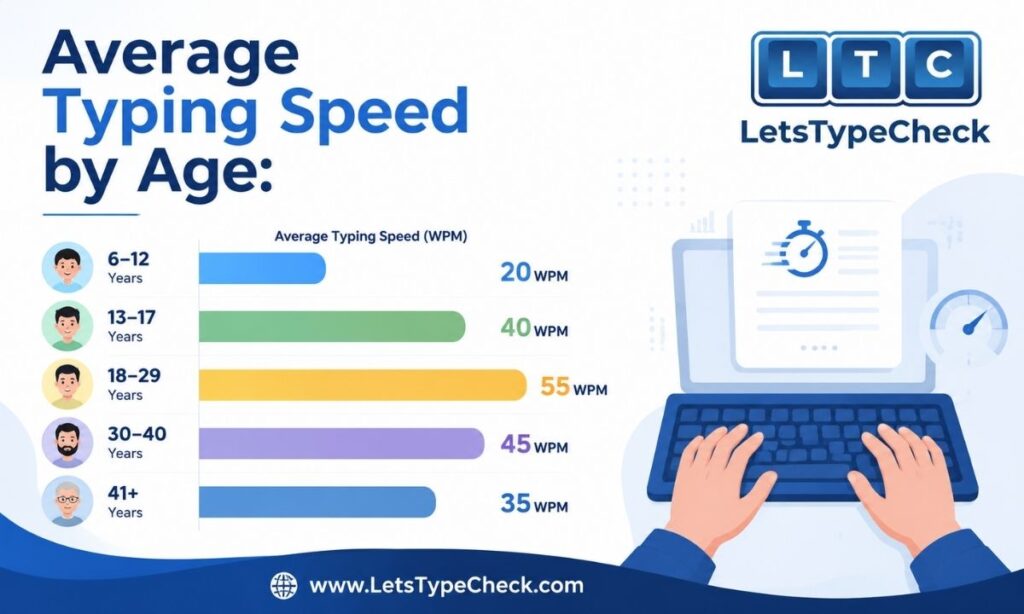 Average Typing Speed by Age