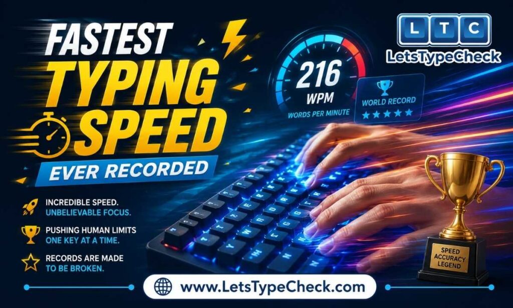 Fastest Typing Speed Ever Recorded