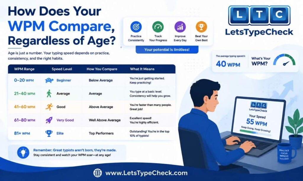 How Does Your WPM Compare, Regardless of Age