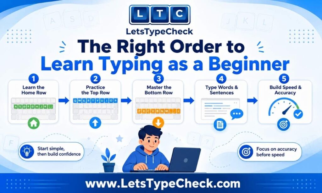 The Right Order to Learn Typing as a Beginner