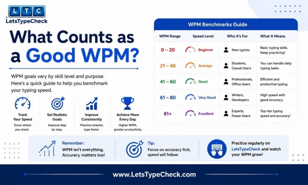 What Counts as a Good WPM