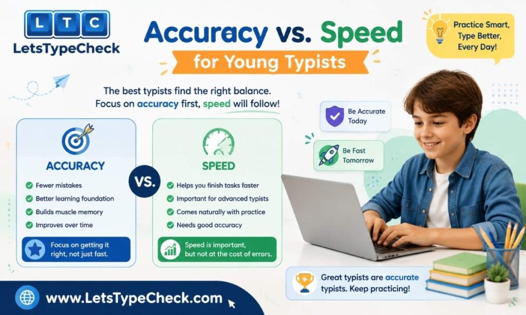 Accuracy vs. Speed for Young Typists