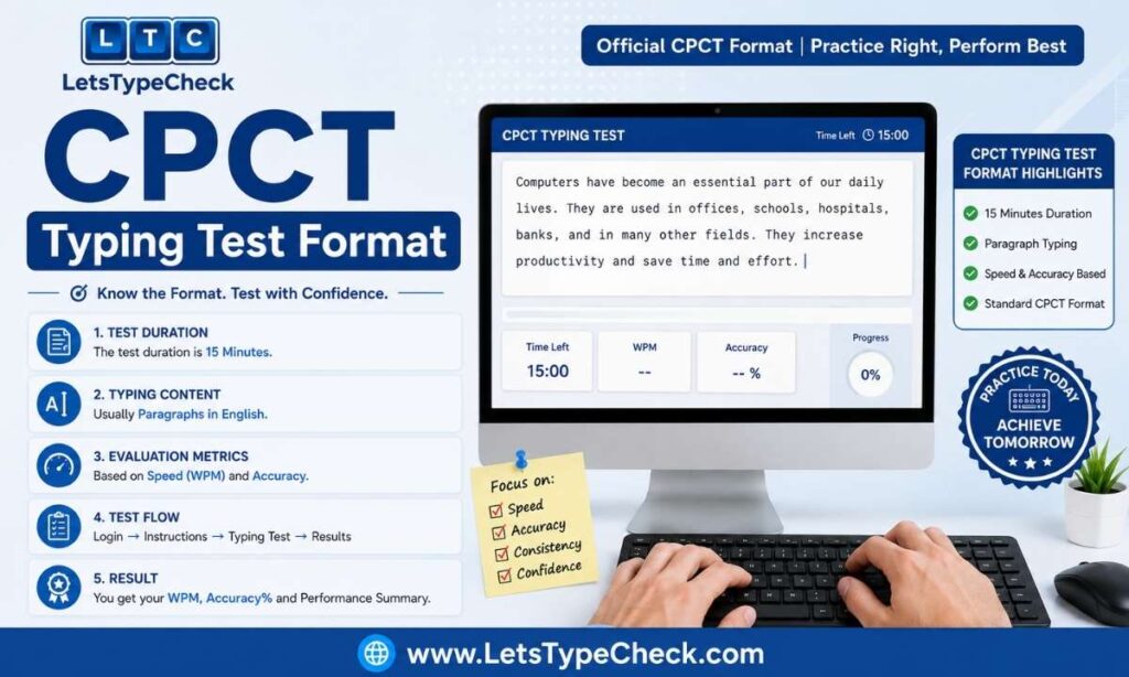 CPCT Typing Test Format