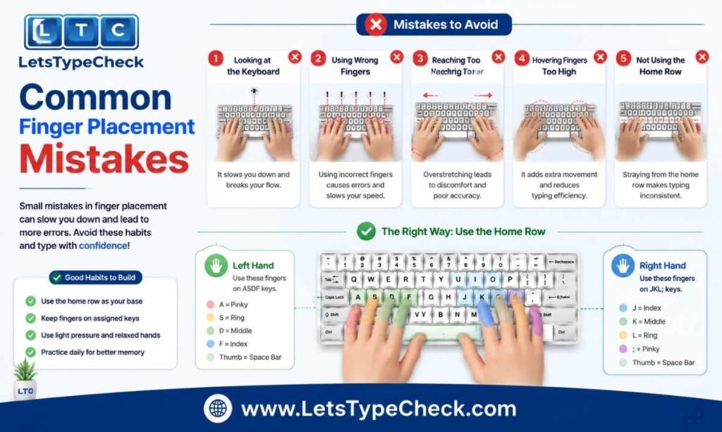 Common Finger Placement Mistakes