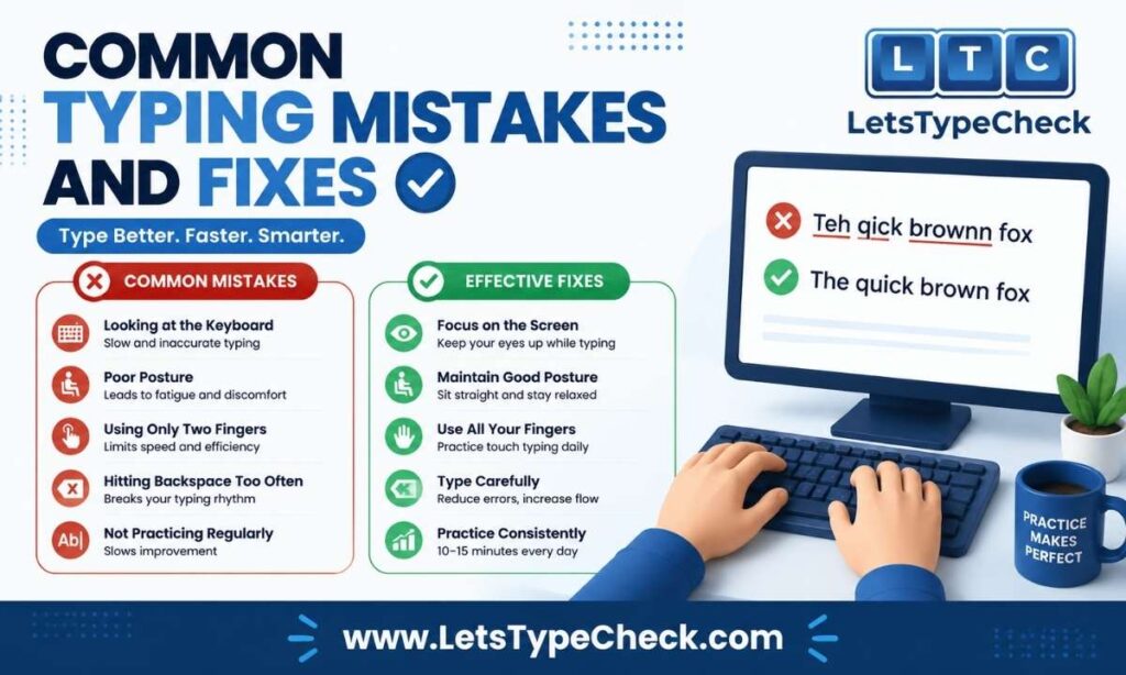 Common Typing Mistakes and Fixes