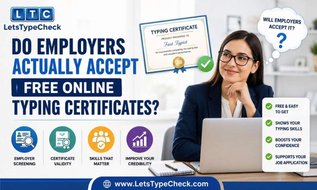 Do Employers Actually Accept Free Online Typing Certificates