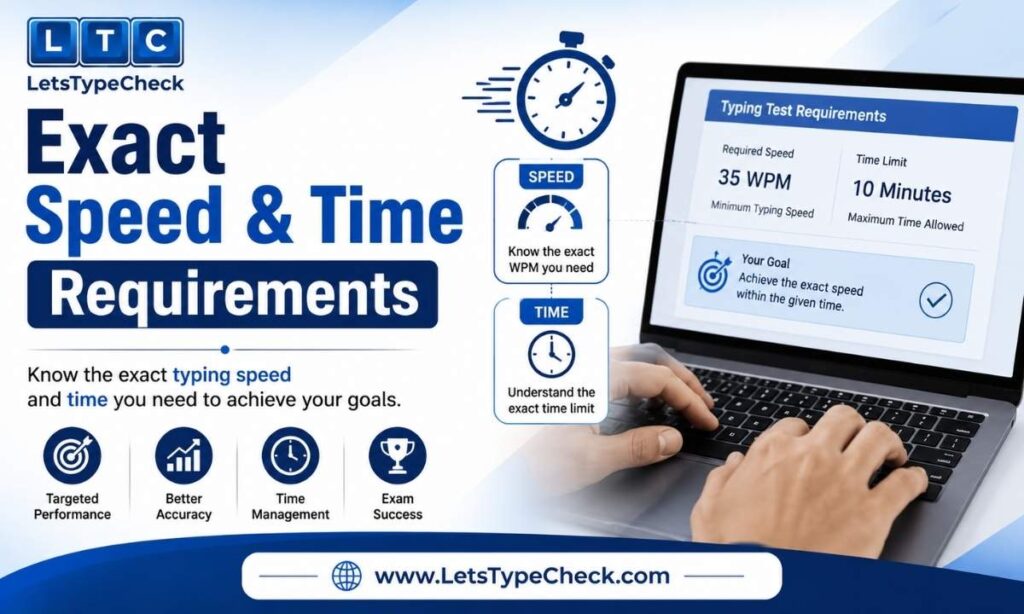 Exact Speed & Time Requirements