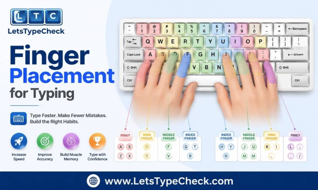 Finger Placement for Typing