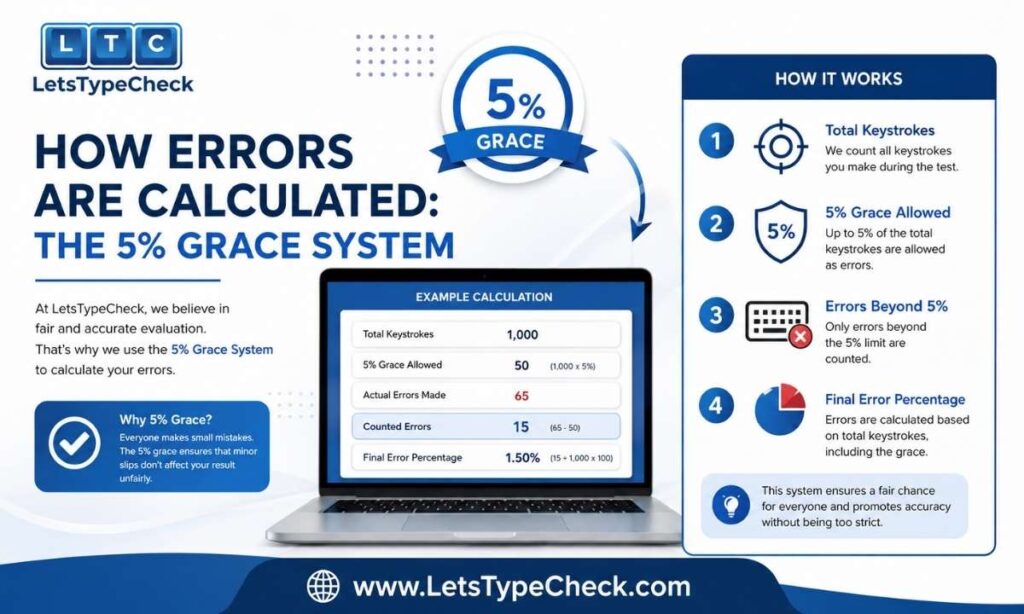 How Errors Are Calculated The 5% Grace System