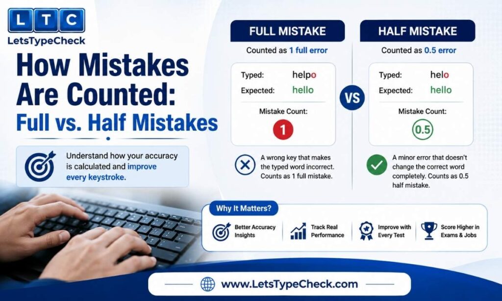How Mistakes Are Counted Full vs. Half Mistakes