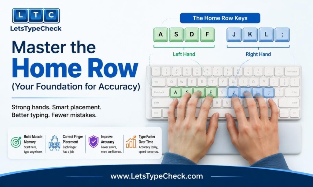 Master the Home Row (Your Foundation for Accuracy)