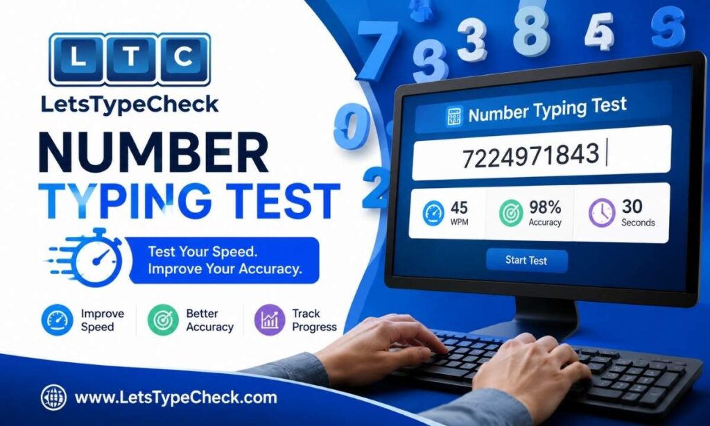 Number Typing Test