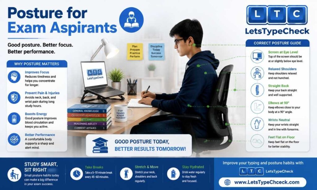 Posture for Exam Aspirants