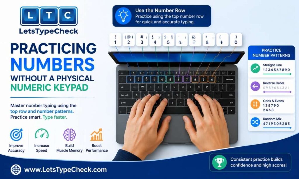 Practicing Numbers Without a Physical Numeric Keypad