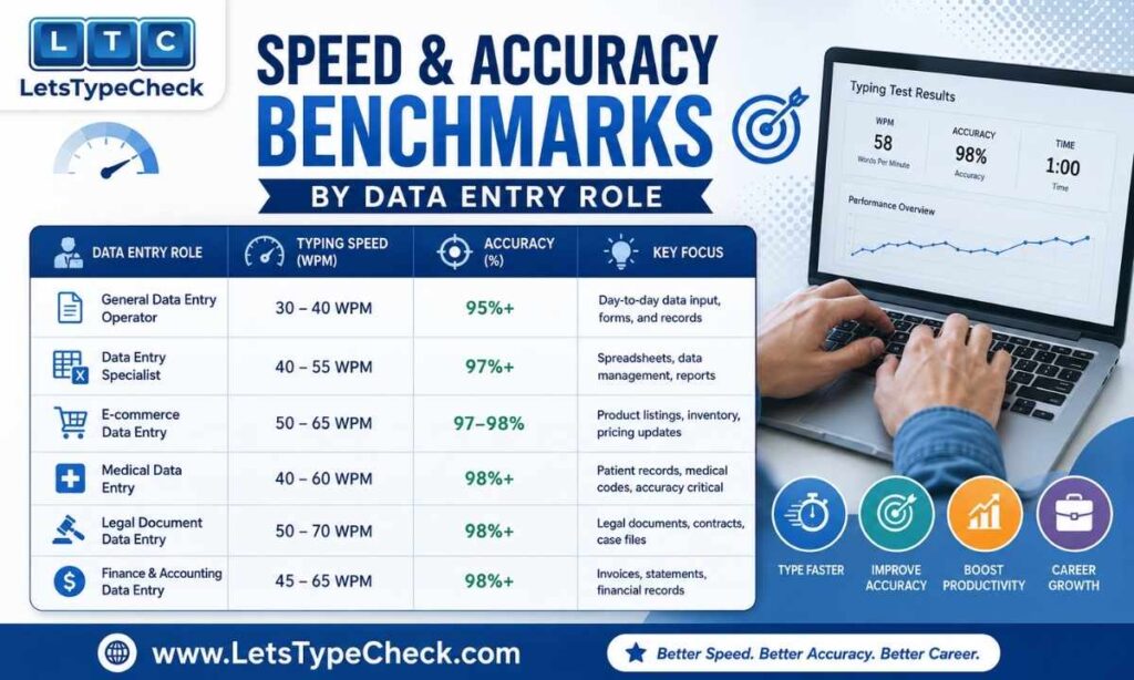 Speed & Accuracy Benchmarks by Data Entry Role