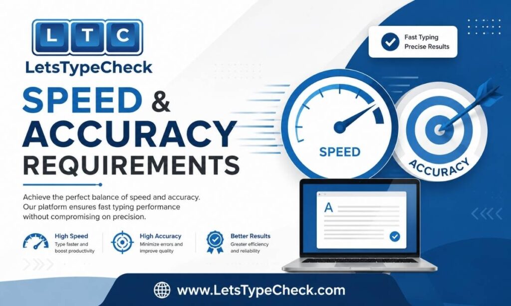Speed and Accuracy Requirements