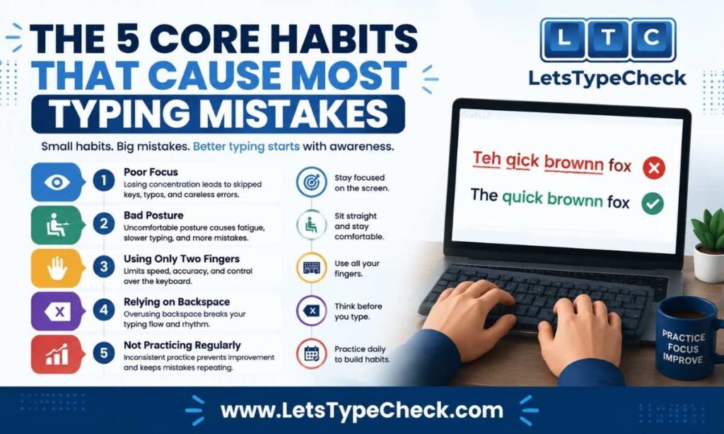 The 5 Core Habits That Cause Most Typing Mistakes
