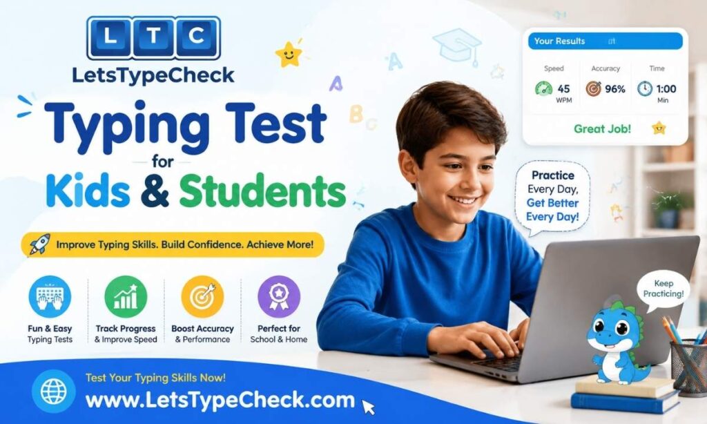 Typing Test for Kids & Students