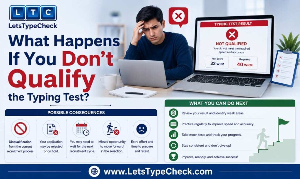 What Happens If You Dont Qualify the Typing Test