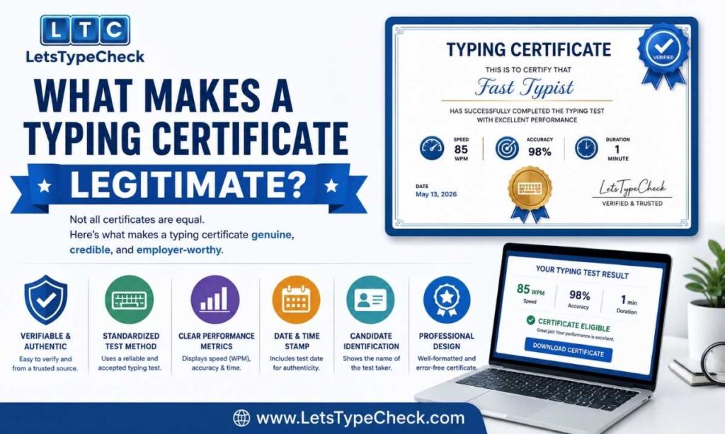 What Makes a Typing Certificate Legitimate