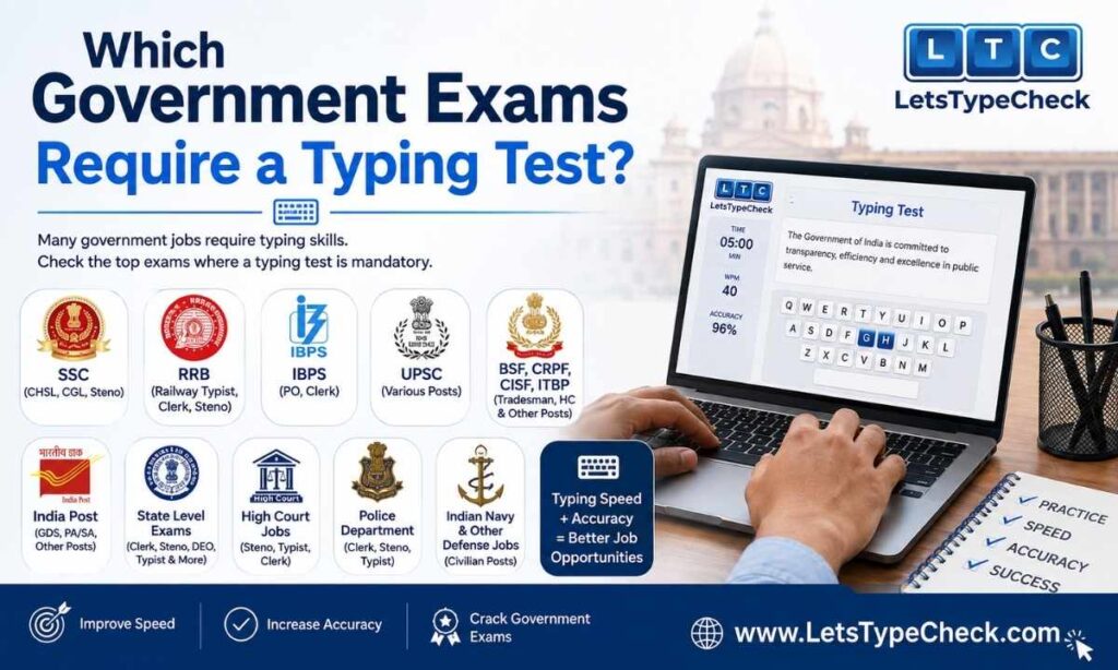 Which Government Exams Require a Typing Test?