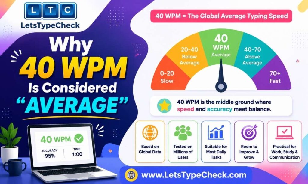 Why 40 WPM Is Considered Average