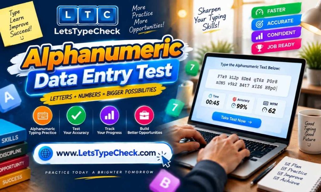 Alphanumeric Data Entry Test