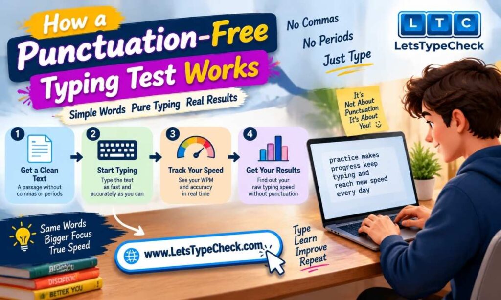 How a Punctuation-Free Typing Test Works