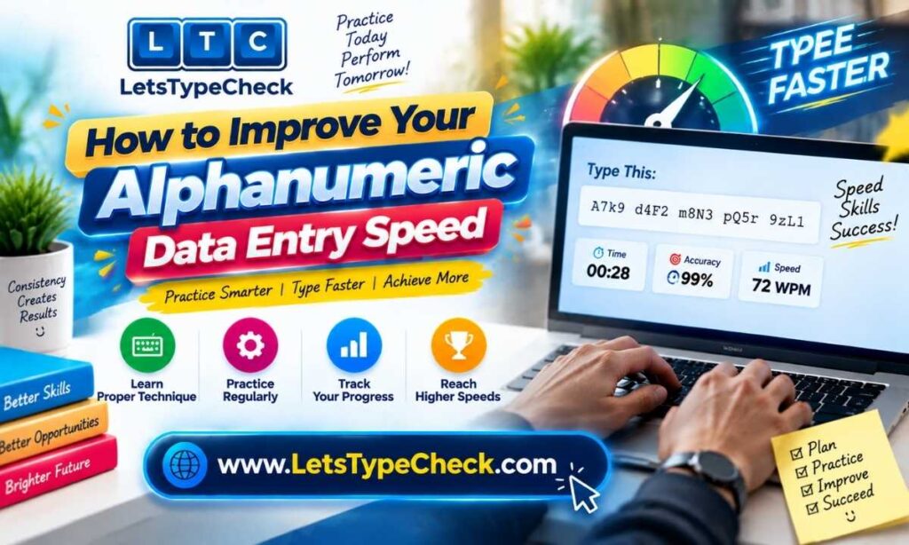 How to Improve Your Alphanumeric Data Entry Speed