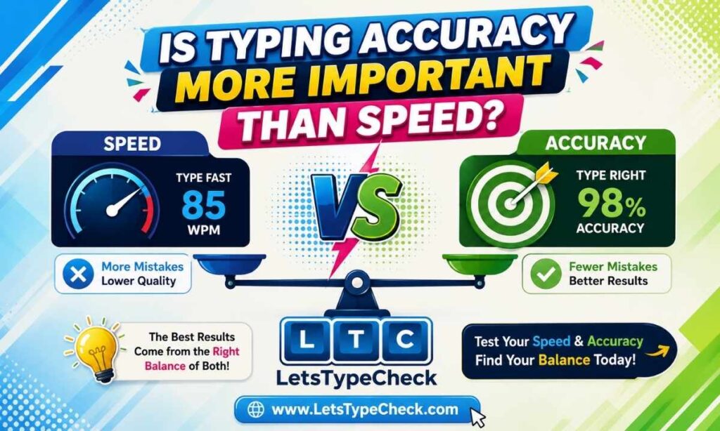 Is Typing Accuracy More Important Than Speed