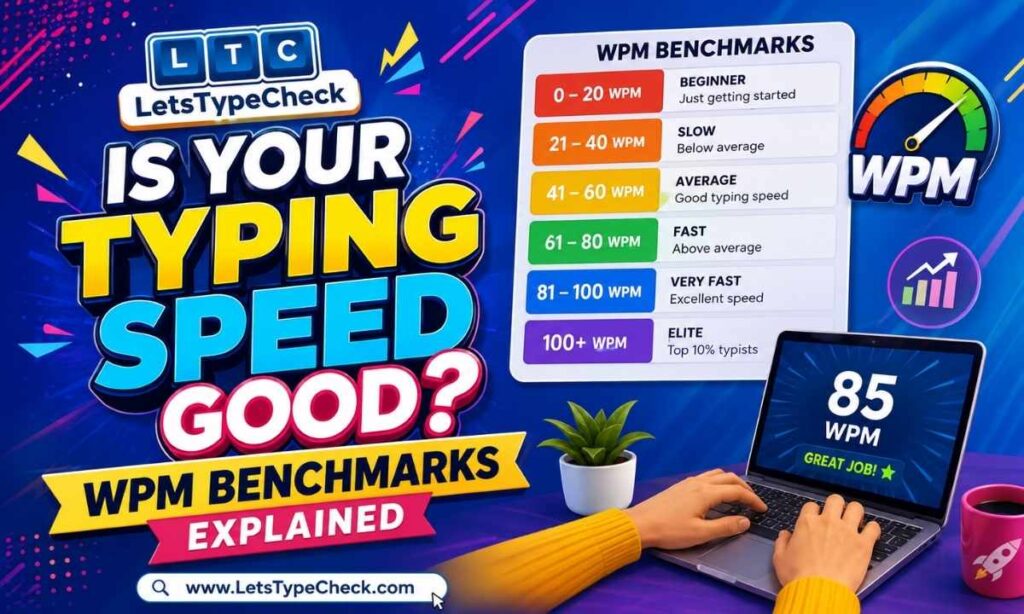 Is Your Typing Speed Good WPM Benchmarks Explained